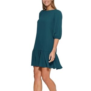 DKNY Women's Ruffled-Hem Fit & Flare Trapeze Dress!! Women's Size 2 - **NWT**